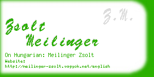 zsolt meilinger business card